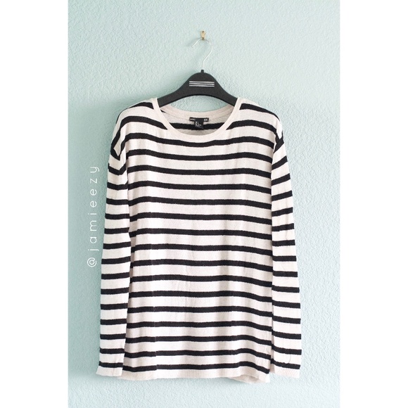 H&M Sweaters - H&M | Lightweight Relaxed Striped Knit Sweater